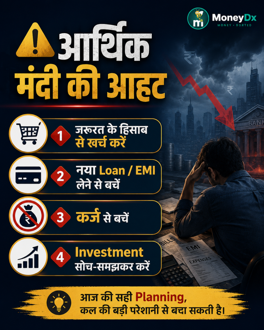 आर्थिक मंदी की आहट ? Investment सोच-समझकर करें